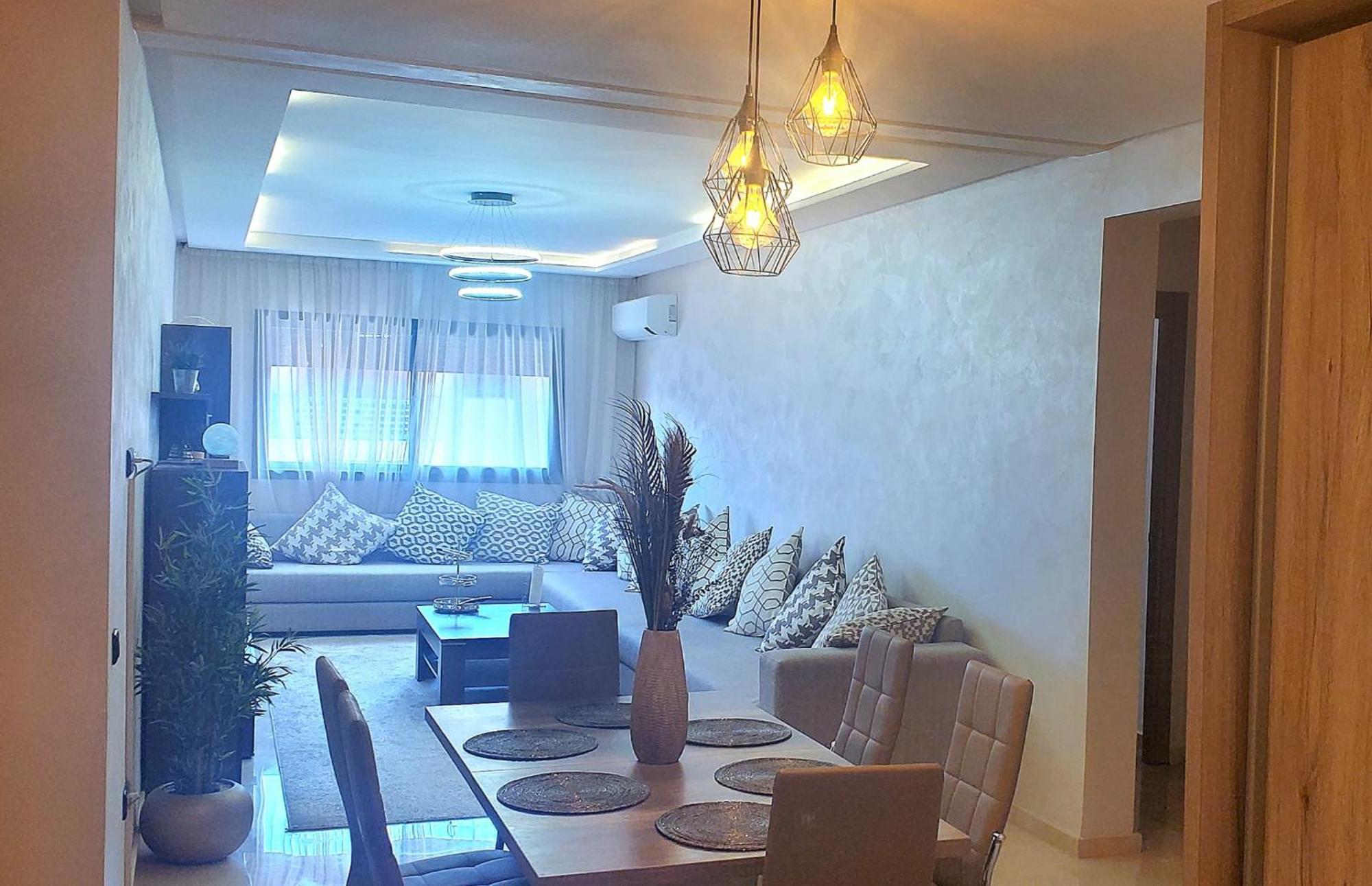 Super Appartement Haut Standing Ensoleille Gare マラケシュ エクステリア 写真